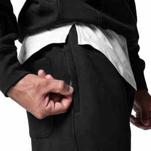 Vente en gros d'ensemble de survêtements surdimensionnés de haute qualité, logo personnalisé, lavage à l'acide 100% coton 350 400 gsm, sweats à capuche et survêtements unisexes - Product Image 6