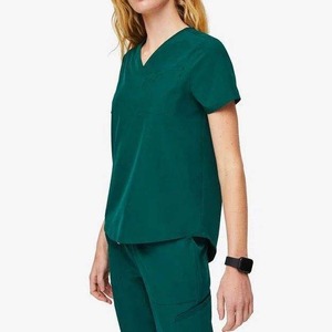 Traje médico de alta calidad para enfermera, médico y enfermera uniforme de trabajo, conjuntos de uniformes de hospital, uniforme de salón de belleza - Product Image 2