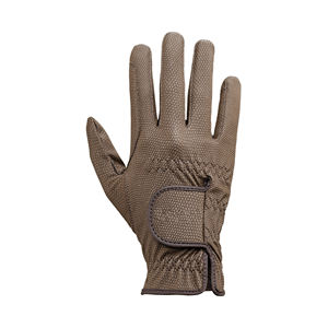 Guantes de equitación ecuestres de verano de cuero genuino cómodos y suaves de calidad superior, correa ajustable antideslizante para caballo Unisex - Product Image 5