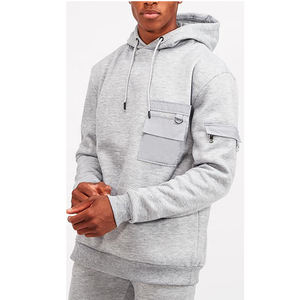OEM ODM Sweat à capuche unisexe personnalisé en polaire Sherpa pull-over grande taille avec logo brodé pour hommes et femmes - Product Image 1