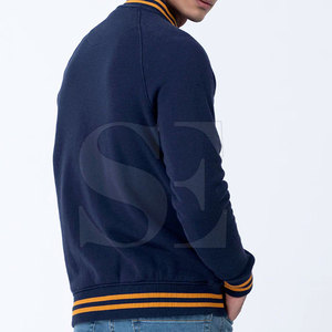 Chaqueta universitaria para hombre de estilo callejero superventas, lona de alta calidad con cuello levantado, precio barato de invierno al por mayor - Product Image 5