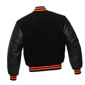 Veste en laine de haute qualité pour homme, sur mesure, style universitaire, broderie, col montant, nouvelle collection, style lycée - Product Image 2