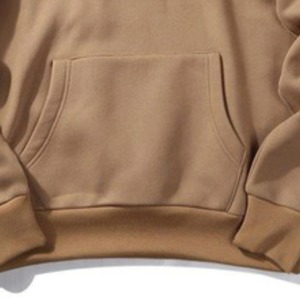 Sudadera con capucha de lana de algodón 100 Heavyeight de 400gsm de gran tamaño para hombre - Product Image 5
