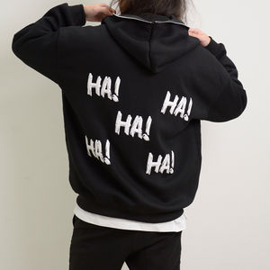 Gelan Sweats à capuche entièrement zippés Sweat à capuche épais en éponge française en coton polaire de haute qualité Sweat à capuche brodé personnalisé Sweat à capuche zippé - Product Image 2