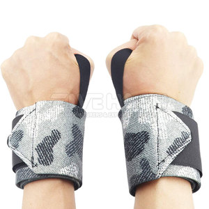สายรัดข้อมือออกกำลังกายแบบปรับได้สำหรับยกน้ำหนัก เพาะกาย พร้อมโลโก้สั่งทำพิเศษ - Product Image 4