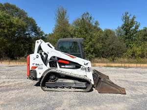 Chargeur sur chenilles Bobcat T595 2019 à haut débit, chargeur compact avec moteur diesel Perkins, pompe à moteur PLC, roulement, engrenage - Product Image 2