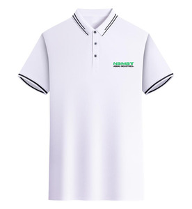 เสื้อลำลองถักไซส์ใหญ่สำหรับผู้ชายผ้าฝ้าย100% กันยับพิมพ์โลโก้ทรงปกติ - Product Image 3