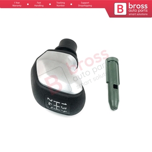 BSP980 ual Gear 5 Speed Shift Stick Knob <b>Styling</b> <b>Head</b> Matt Silver 96738471VV For - Product Image 4