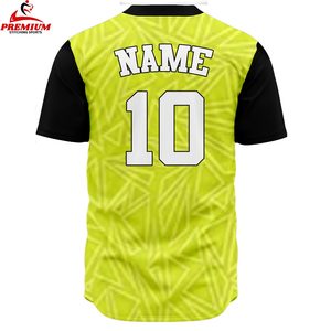 Venta al por mayor de camisetas de béisbol personalizadas sublimación impresa camiseta de softbol ropa de calle estilo uniforme de béisbol para el equipo universitario - Product Image 6