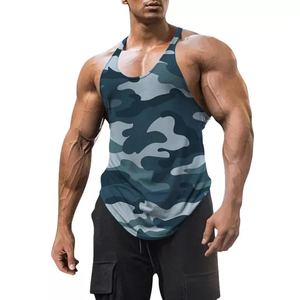 Custom Cotton Gym Vest Fitness <b>Singlet</b> Workout Bodybuilding <b>Men</b> Tank Top Wholesale Low Price Best Quality - Product Image 3