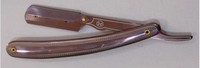 Rasoir de rasage pliant fait à la main de qualité DIY personnalisable PARKER HANDLE BARBER SINGLE EDGE RAZOR ROSE/BLACK/SILVER