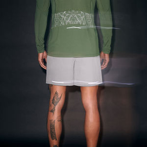 Short de gymnastique 2 en 1 en coton et polyester pour homme Short d'entraînement à compression personnalisé avec doublure Street Style en gros avec poche - Product Image 2