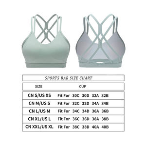 Sujetador deportivo para mujer de secado rápido, transpirable, de la mejor calidad, correas ajustables, ropa de gimnasio con color personalizado - Product Image 6