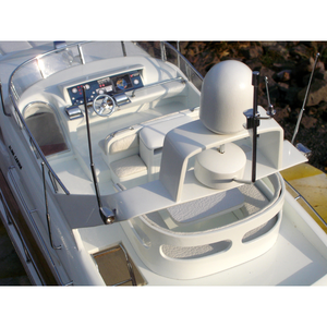 Principessa 60 modello di nave da crociera in legno regalo nautico per la decorazione della casa tecnica di cedro dipinto a mano elegante decorazione - Product Image 4