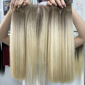 Extensions de Cheveux Raides Vietnamiens Double Standard de Super Qualité 50 Cm 100% Bundles de Cheveux Humains Bruts Non Transformés avec Fermeture 5X5 - Product Image 3