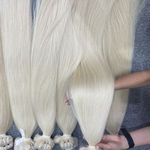 Extensiones de Cabello Humano Virgen Remy Chino, Onda Natural, Doble Trama, 100g, Origen Vietnam, Todos los Colores Disponibles - Product Image 5