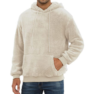 Top luxe personnalisé Streetwear polaire 100% coton demi fermeture éclair poids lourd surdimensionné hommes sweats à capuche zippés au prix de gros - Product Image 1