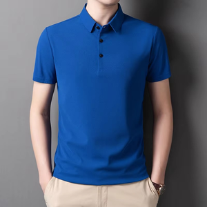 <b>Men's</b> Short Sleeve Solid Color Lapel <b>T</b>-<b>shirt</b> <b>Men's</b> Cotton <b>Summer</b> New Loose Half Sleeve Casual <b>Men's</b> Wear - Product Image 4
