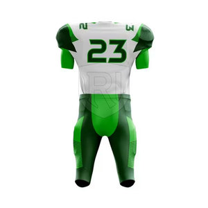 ชุดเครื่องแบบอเมริกันฟุตบอลชุดเสื้อแขนสั้นและระบายอากาศผลิตตามสั่ง - Product Image 3