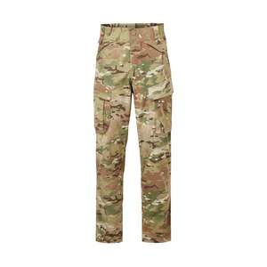 Pantalones de camuflaje de algodón duradero para hombre, pantalones tácticos de pierna con cordón y bolsillos laterales grandes para exteriores - Product Image 1