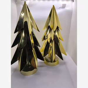 เครื่องประดับต้นคริสต์มาสทำจากโลหะชุบสังกะสีมีผิวที่ทนทาน2025มีให้เลือกใช้เป็นของตกแต่งแบบแขวน - Product Image 3