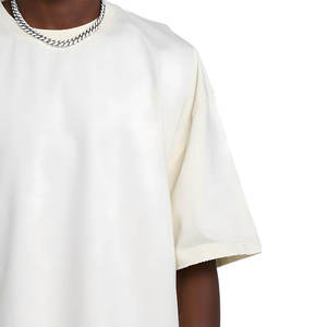 O-Neck T-Shirt Cotton/Bamboo/Polyester <b>Short</b> <b>Sleeve</b> Eco-Friendly Quick Dry Smart Casual <b>Top</b> for Office and Events - Product Image 3