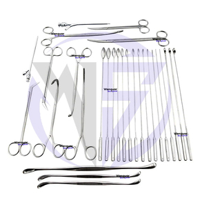 Colecistectomía básica Wenquar Juego quirúrgico 29 piezas Kit de instrumentos de cirugía General de acero inoxidable de alta calidad Herramientas médicas - Product Image 1