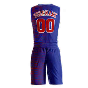 Ensemble de maillots de basket-ball pour hommes en spandex/nylon respirant à séchage rapide, imprimé numérique, sans manches, pour toutes les saisons, vêtements de course - Product Image 3