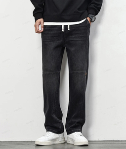 Ropa de calle para hombre, pantalones vaqueros holgados, pantalones vaqueros holgados personalizados y de gran tamaño, precio de fábrica Vintage, etiqueta personalizada y etiquetas, pantalones vaqueros - Product Image 2