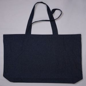 Extra-Large 100% Sac fourre-tout en toile de coton Sac d'épicerie et de plage écologique multi-usages robuste Impression de logo personnalisé - Product Image 2