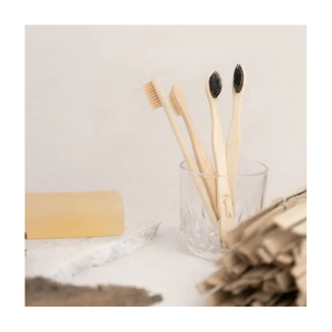 Wholesale Price Wood <b>Toothbrush</b> <b>Heads</b> Oral Hygiene 4pcs Replaceable <b>Toothbrush</b> <b>Head</b> for Home Used Oral Brush Wood Supply Good Pr - Product Image 4