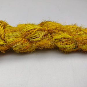 Hilo de seda Sari reciclado 100% ecológico, técnica hilada Natural para coser, tejer a mano, bordado, características de hilo teñido - Product Image 6