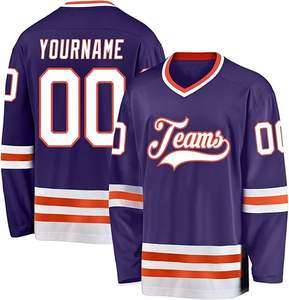 Maillot de hockey sur glace d'équipe personnalisé 2025 OEM Premium Uniforme Sublimation Sportswear Chemise de jeu de qualité professionnelle Fournisseur en gros en vrac - Product Image 1