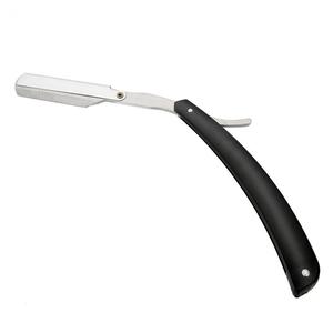 Maquinilla de afeitar de barbero al por mayor con mango de plástico Maquinilla de afeitar recta con mango de plástico - Product Image 3