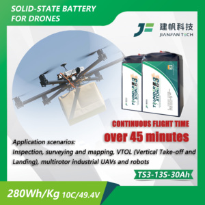 ישירות מהמפעל: סוללת Thunder Stone TS3 13S 30000mAh 280Wh/kg 3C/10C HV UAV, חסכונית עבור רחפנים בעלי כושר נשיאה גבוה - Product Image 4