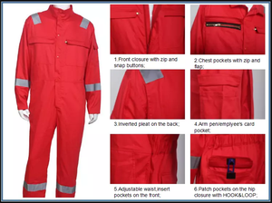 Venta final personalizada Ropa DE TRABAJO Overol DE SEGURIDAD ignífugo Overol Uniforme DE TRABAJO Overol DE SEGURIDAD FR Overol - Product Image 6