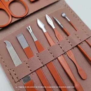 Set de Manicura Profesional de 12 Piezas, Kit Completo de Cuidado de Uñas, Estuche Portátil de Acero Inoxidable - Product Image 2