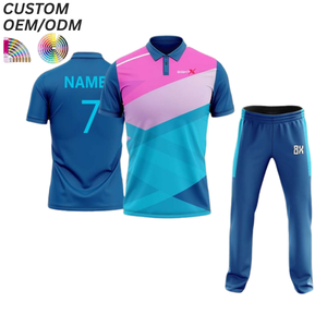 Uniforme Deportivo Personalizado para Cricket, Jersey de Equipo, Soporte OEM ODM para Fabricación al por Mayor, Poliéster de Secado Rápido y Transpirable - Product Image 3