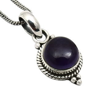 Natural <b>Birthstone</b> Charm's Pendant <b>Necklace</b> Genuine Amethyst February <b>Birthstone</b> Gemstone 925 Silver Luxury <b>Necklaces</b> OEM ODM - Product Image 4