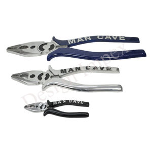 Garage Pliers <b>Set</b> in Black Red and Silver Grip Decorative Item Mechanic Repairing <b>Tool</b> Garage Pliers for <b>Electrician</b> Use - Product Image 6