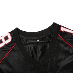 Camiseta de Fútbol Americano Sublimada Personalizada al por Mayor, Manga Corta, Tejido de Malla Transpirable que Absorbe la Humedad, Rendimiento para Adultos - Product Image 4