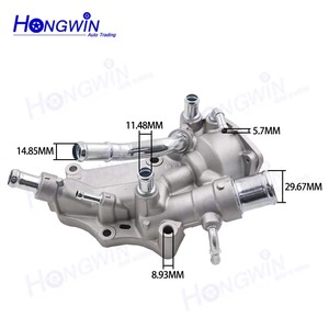 19321-5BA-A00 193215BAA00 19321 5BA A00 алюминиевый термостат охлаждающей жидкости двигателя корпус Fit Hhonda Ccivic 2.0L L4 2016-2021 - Product Image 3