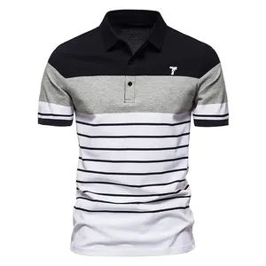 New Design Casual Polo Tshirt Blank Smart Casual Original Polo Shirts Discharge Printing Polo Shirts Customize Size Color