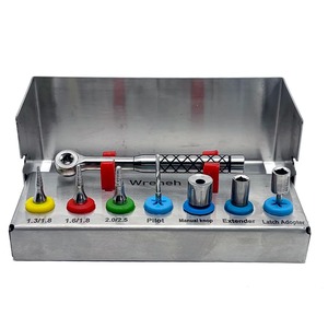 Lift Osteotomes Kit Manual de acero inoxidable Straight off Set Instrumentos de implante dental cóncavo Preparación de hueso quirúrgico - Product Image 4