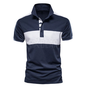 Camiseta Polo de manga corta transpirable para hombres con ajuste moderno, ideal para eventos casuales y moda diaria - Product Image 1