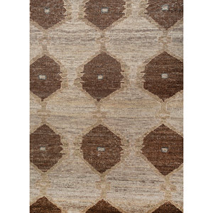 Alfombra de Lana Tejida a Mano con Diseño Geométrico Verde Erbe, Alfombra Rectangular Grande para Sala de Estar, Pasillo, Diseño de Rompecabezas - Product Image 3