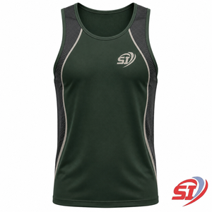 Custom Carbon Texture <b>Men</b>’s <b>Gym</b> Tank Top Quick Dry Premium Fitness <b>Vest</b> - Product Image 1