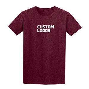 T-shirts à col rond en coton avec broderie personnalisée pour garçons - Product Image 3