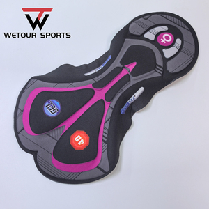 <span class=keywords><strong>Mousse</strong></span> multicouche <span class=keywords><strong>avec</strong></span> insert en gel de silicone pour femmes, coussinets de chamois pour <span class=keywords><strong>VTT</strong></span>, pantalons de cyclisme. - Product Image 2