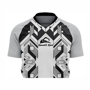 Vêtements de football de sport Maillot de football noir respirant Impression sublimée Maillot d'équipe de football Uniformes de club - Product Image 4